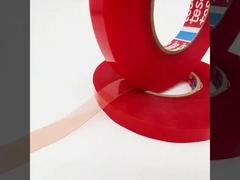 TESA 4965 Двусторонняя клеящая лента Красная пленка Теплоустойчивый ПЭТ-субстрат толщиной 0,2 мм