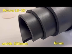 Черный ПОРОН ИНОАК ПЕНА LE-20 высокий отскок 6,0 мм резиновой пены