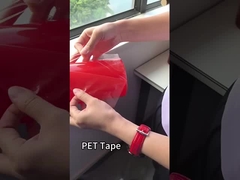 ПЭТ красная пленка двусторонняя клейкая лента прочность на растяжение