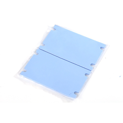Купить 0.3~10mm 2,5W/m·K Синий цвет светодиодный светоизоляционный силиконовый лист онлайн изготовление
