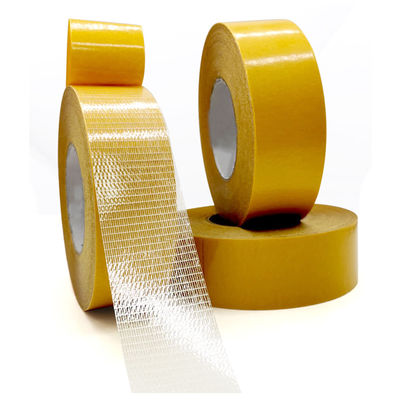 Купить Double-sided long filament adhesive tape mesh glass fiber carpet tape online manufacture