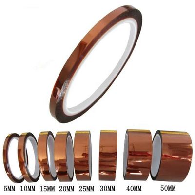 85-микронная лента Kapton с диапазоном температуры 260°C и силиконовый клей для применения при высоких температурах