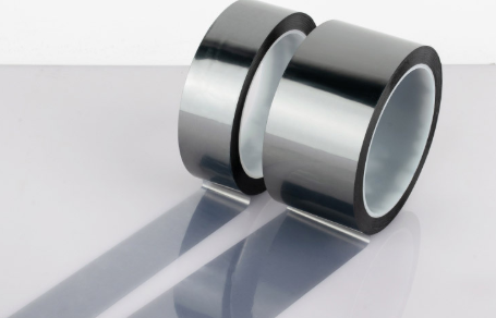 ESD PET Adhesive Tape, Silver Gray Anti-Static Insulation Tape for Electronics Manufacturing and PCB Protection