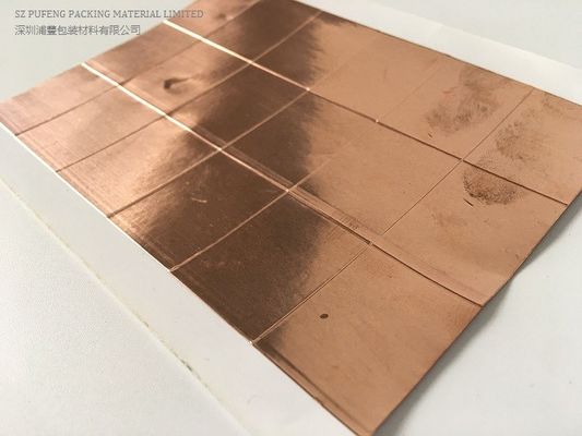 Собственная личность слипчивые 0.06mm лента фольги меди SGS 60 микронов с не проводным прилипателем