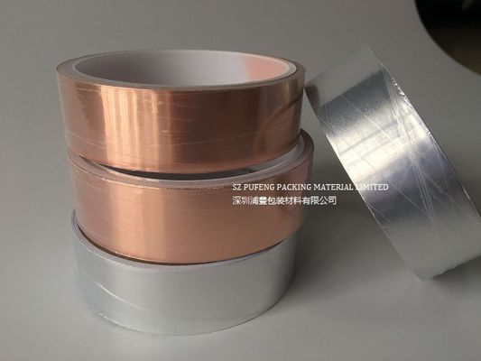 лента фольги 0.01mm ровная медная с проводной слипчивый защищать EMI
