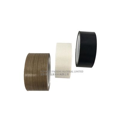 Лента высокой температуры PTFE силикона слипчивая 260C 0.08mm