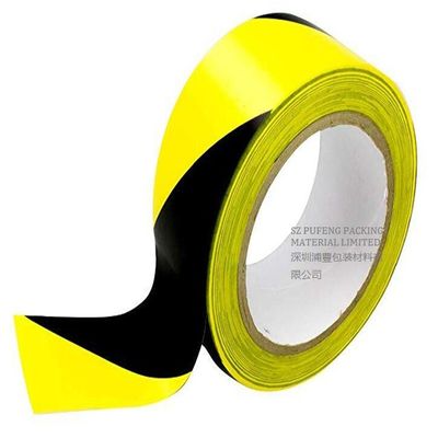 чернота PVC 0.1mm-0.5mm и желтая лента маркировки пола